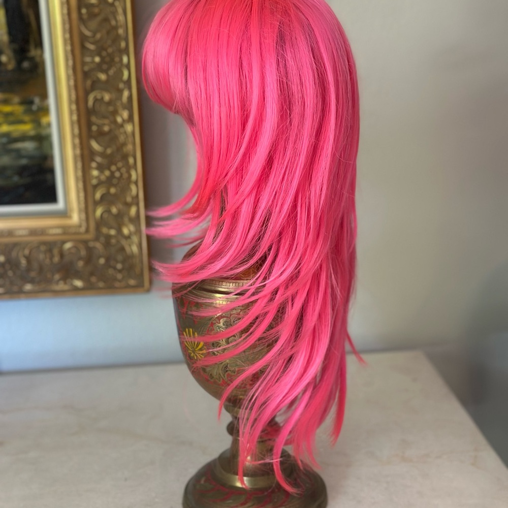 Bold Pink Women's Hair Wig